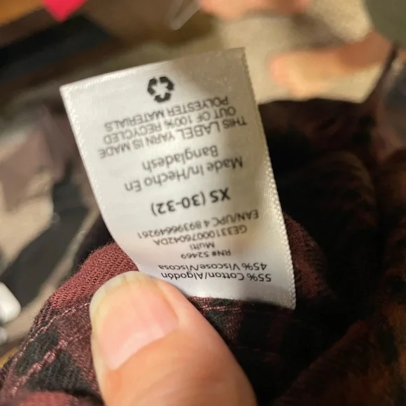 George Teal and Black Plaid Casual Shirt - Picture 4 of 4